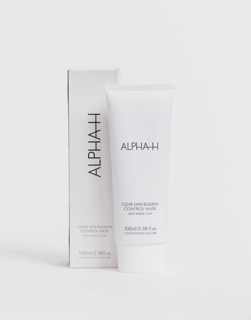 Alpha H Clear Skin Blemish Control Mask with White Clay and Aloe Vera 100ml-No colour  - Size: No Size