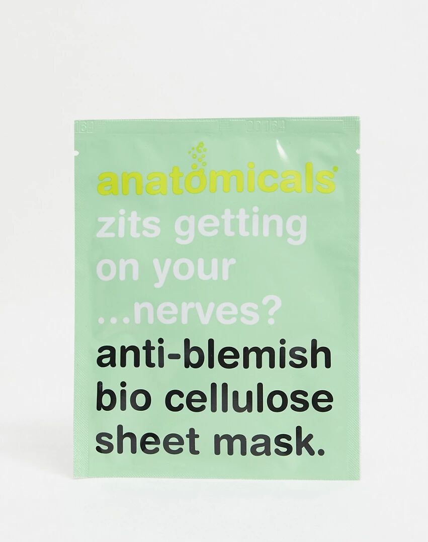 Anatomicals Anti Blemish Sheet Face Mask-No colour  - Size: No Size