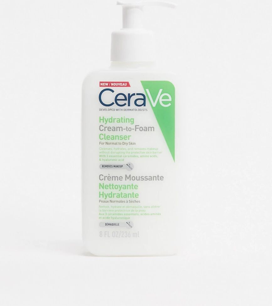 CeraVe Hydrating Cream to Foam Cleanser 236ml-No colour  - Size: No Size