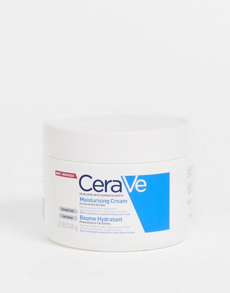 CeraVe Hydrating Hyaluronic Acid Plumping Moisturising Cream Jar 340g-No colour  - Size: No Size