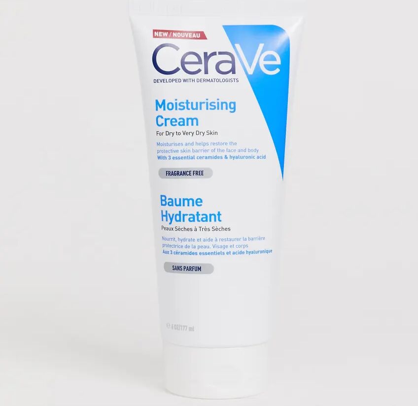 CeraVe Hydrating Hyaluronic Acid Plumping Moisturising Cream Tube 177ml-No colour  - Size: No Size