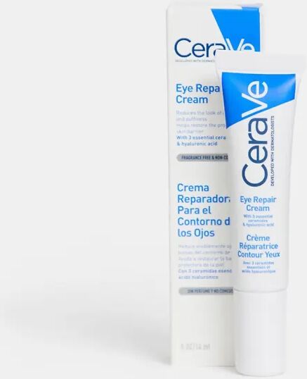 CeraVe instant hydration eye repair cream for all skin types 14ml-No colour  - Size: No Size