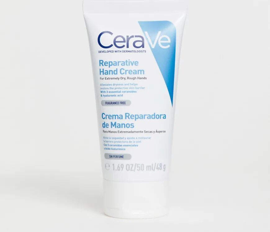 CeraVe nourishing fast absorbing non-greasy protective hand cream 50ml-No colour  - Size: No Size