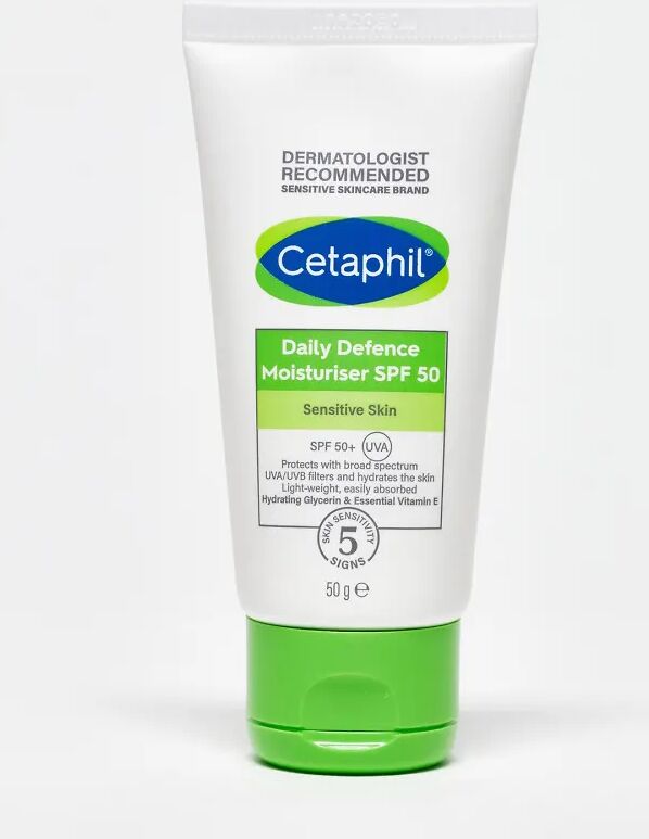 Cetaphil Daily Facial SPF50+ for Sensitive Skin 50g-Clear  - Size: No Size