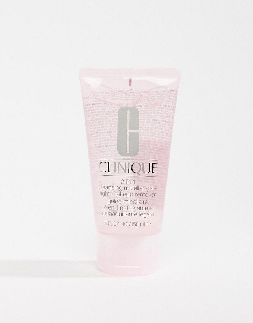 Clinique 2-In-1 Cleansing Micellar Gel + Light Makeup Remover 150ml-No colour  - Size: No Size