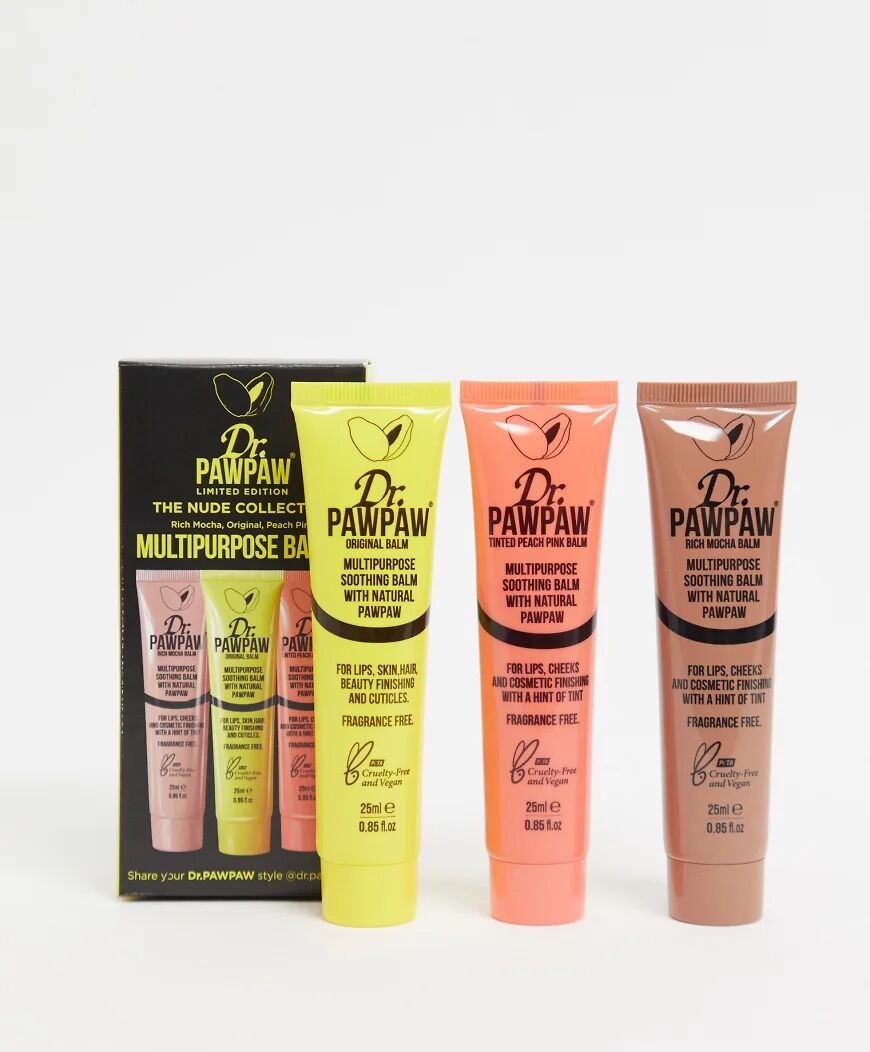 Dr Paw Paw Dr. PAWPAW Nude Trio Gift Set 3 x 25ml-Clear  - Size: No Size