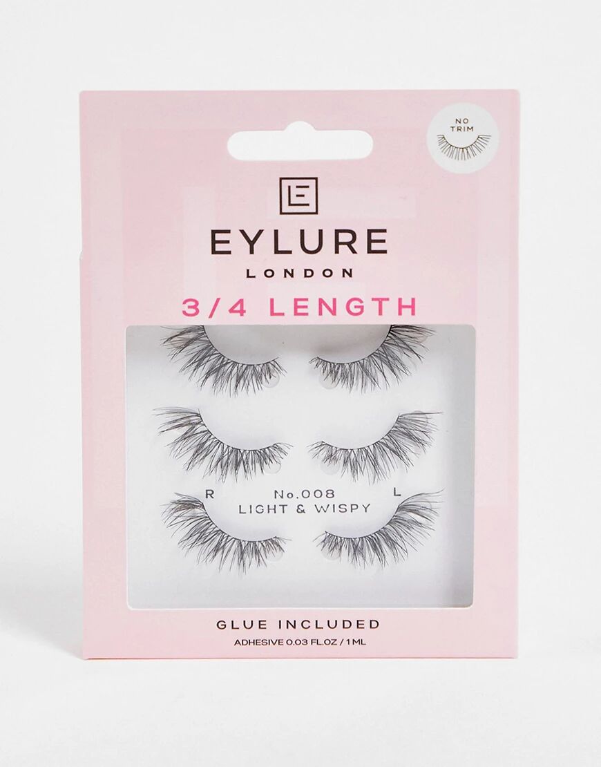 Eylure Fluttery Light - No. 008 Multipack-Black  - Size: No Size