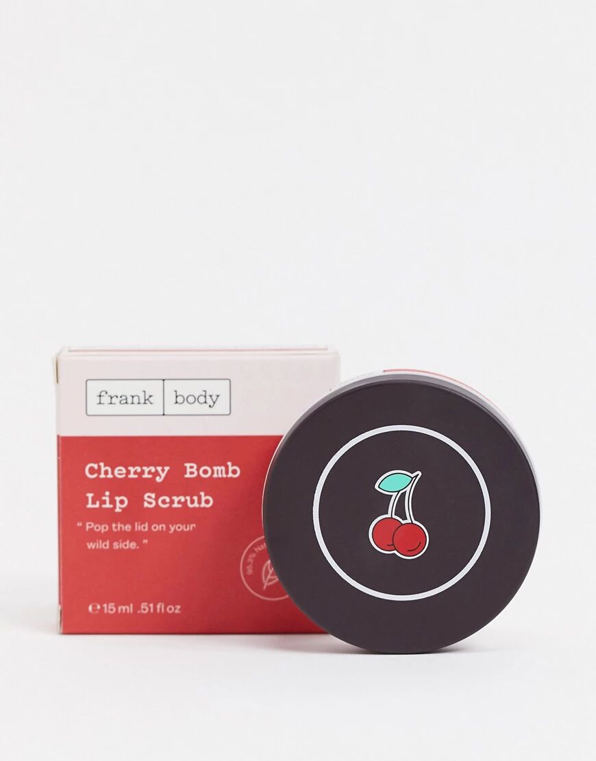 Frank Body Cherry Bomb Lip Scrub 15ml-Clear  - Size: No Size