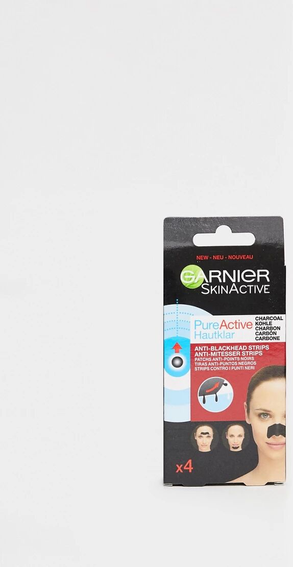 Garnier Pure Active Charcoal Anti Blackhead Nose Strips-No colour  - Size: No Size