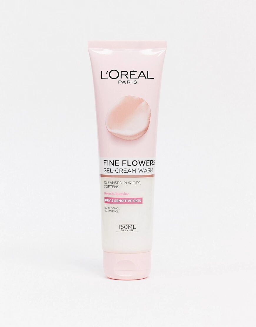 Loreal L'Oreal Paris Fine Flowers Rose & Jasmine Cleansing Cream-No colour  - Size: No Size