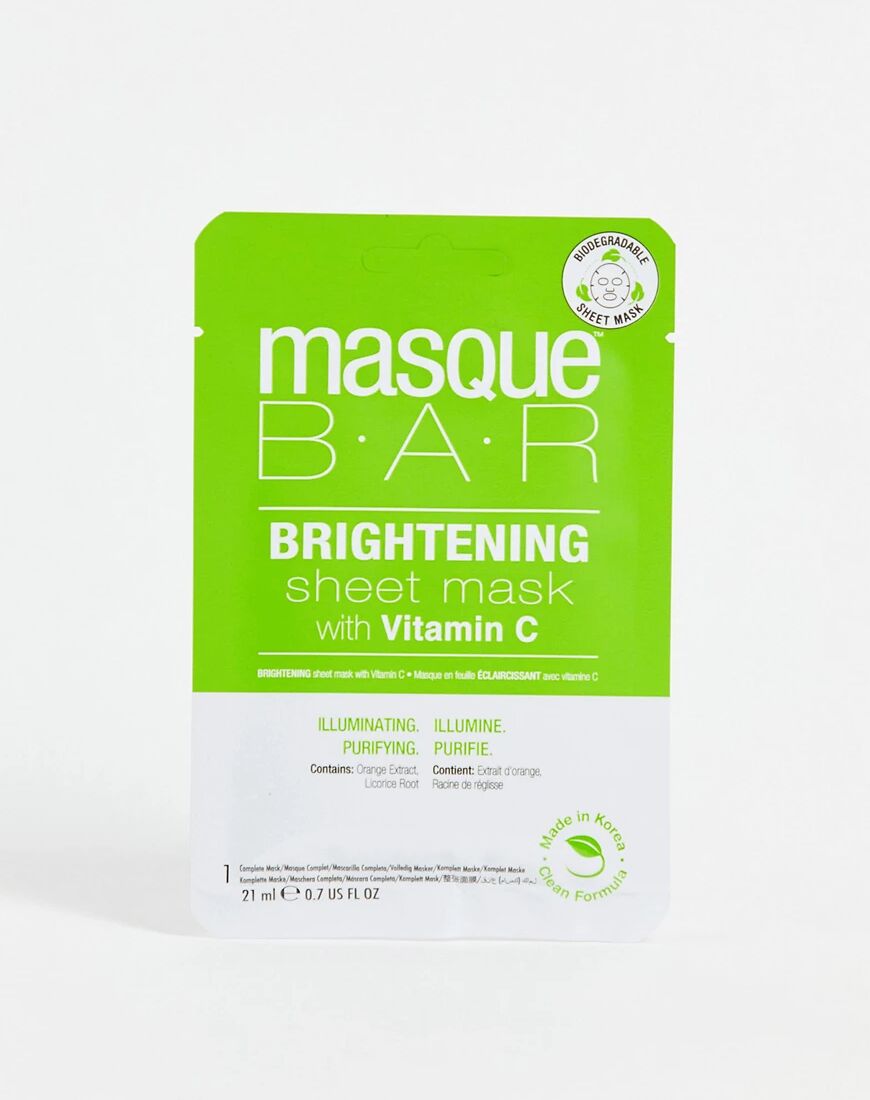 MasqueBAR Brightening Sheet Mask With Vitamin C-No colour  - Size: No Size