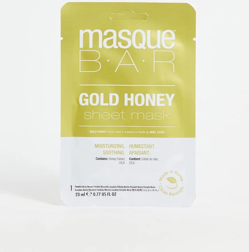 MasqueBAR Gold Honey Sheet Mask-No colour  - Size: No Size