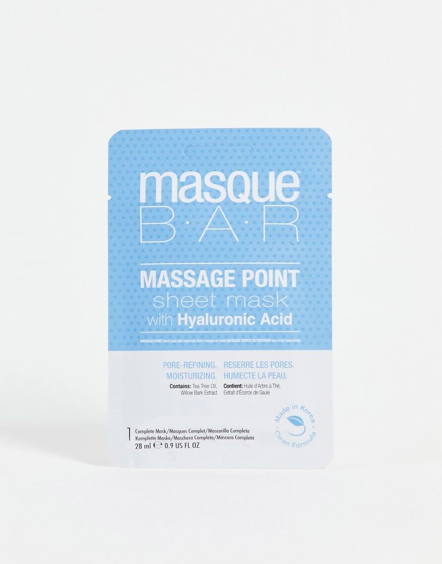 MasqueBAR Massage Points Sheet Mask-No colour  - Size: No Size