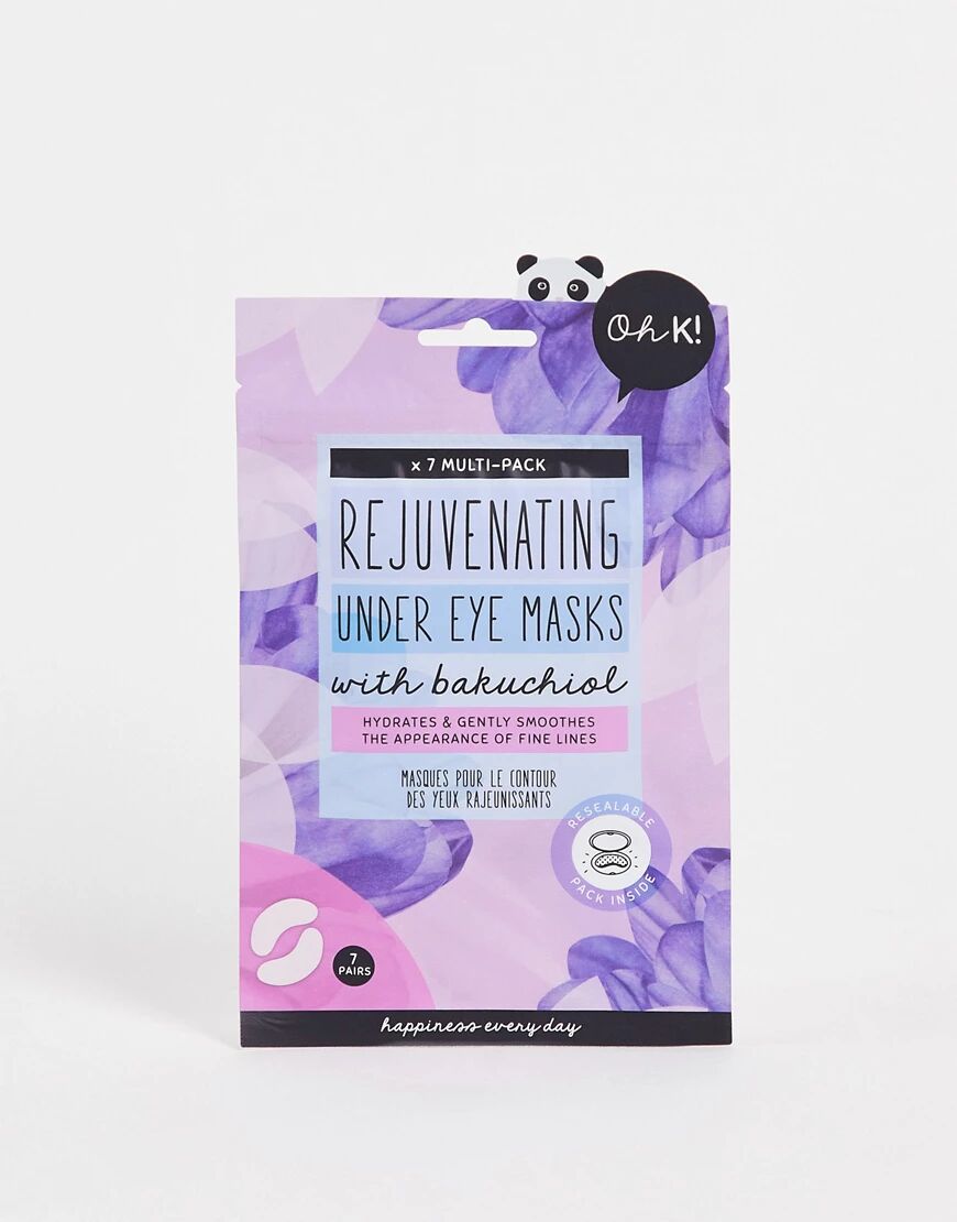 Oh K! Rejuvenating Under Eye Mask with Bakuchiol (7 pairs)-No colour  - Size: No Size