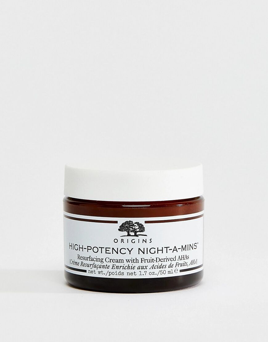 Origins High-Potency Night-a-Mins Resurfacing Cream with Fruit-Derived AHAs 50ml-No colour  - Size: No Size