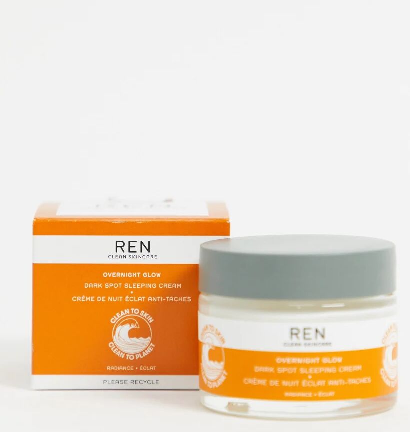 REN Clean Skincare Overnight Glow Dark Spot Sleeping Cream 50ml-Clear  - Size: No Size