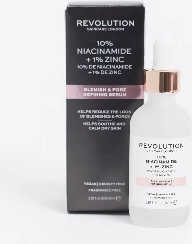 Revolution Skincare 10% Niacinamide + 1% Zinc SuperSized Blemish & Pore Refining Serum-No colour  - Size: No Size