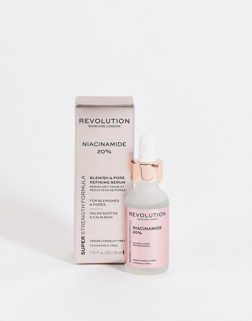 Revolution Skincare Niacinamide 20% Blemish & Pore Refining Serum 30ml-No colour  - Size: No Size