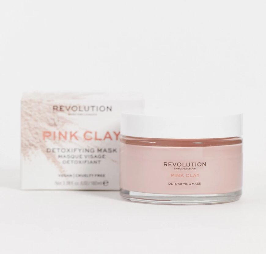 Revolution Skincare Pink Clay Detoxifying Face Mask SUPER SIZED 100ml-No colour  - Size: No Size