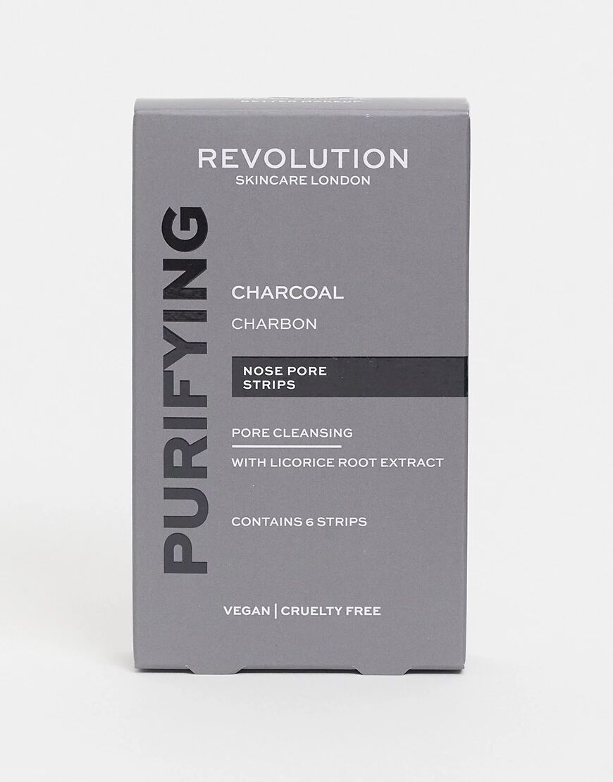 Revolution Skincare Pore Cleansing Charcoal Nose Strips-No colour  - Size: No Size