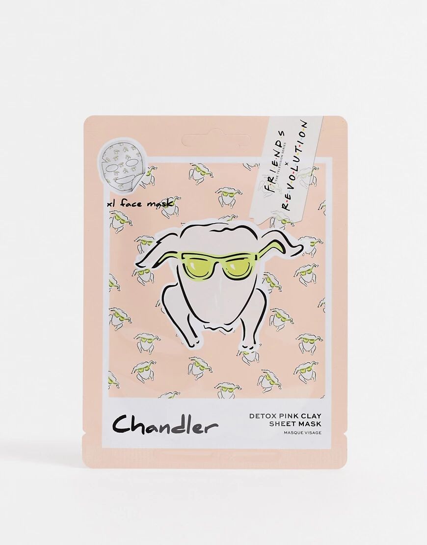 Revolution X Friends Chandler Pink Clay Sheet Mask-No colour  - Size: No Size