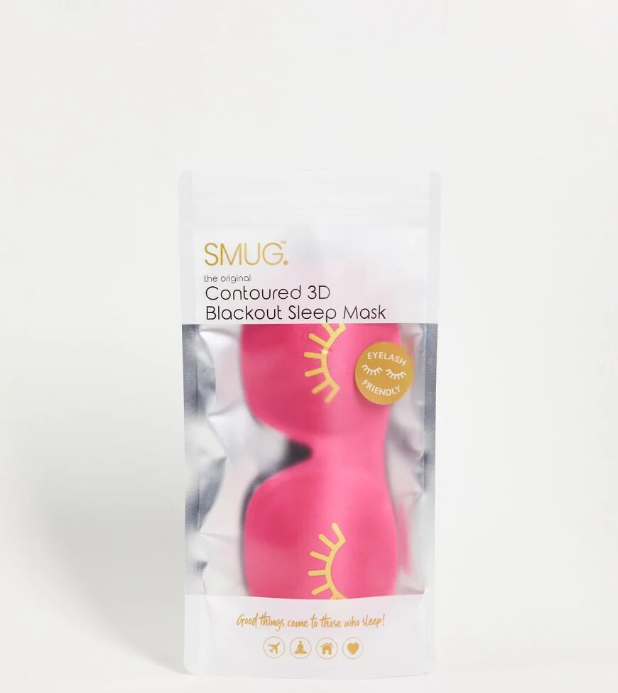 SMUG eyelash friendly lashes sleep mask-Pink  - Size: No Size