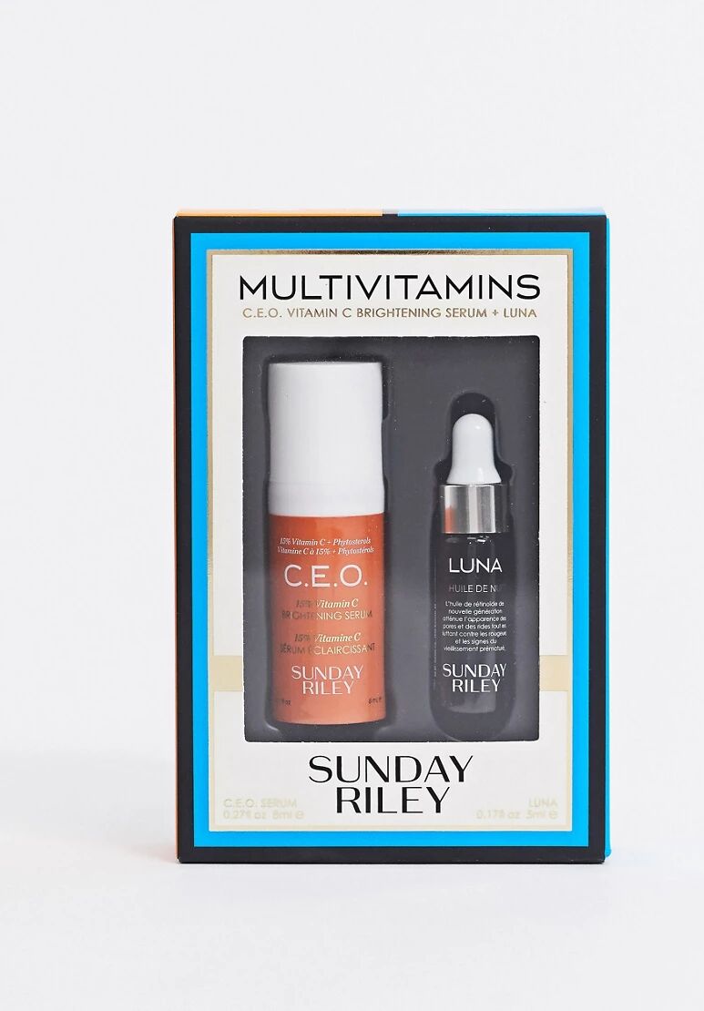 Sunday Riley Multivitamins CEO and Luna Mini Kit (save 25%)-Clear  - Size: No Size