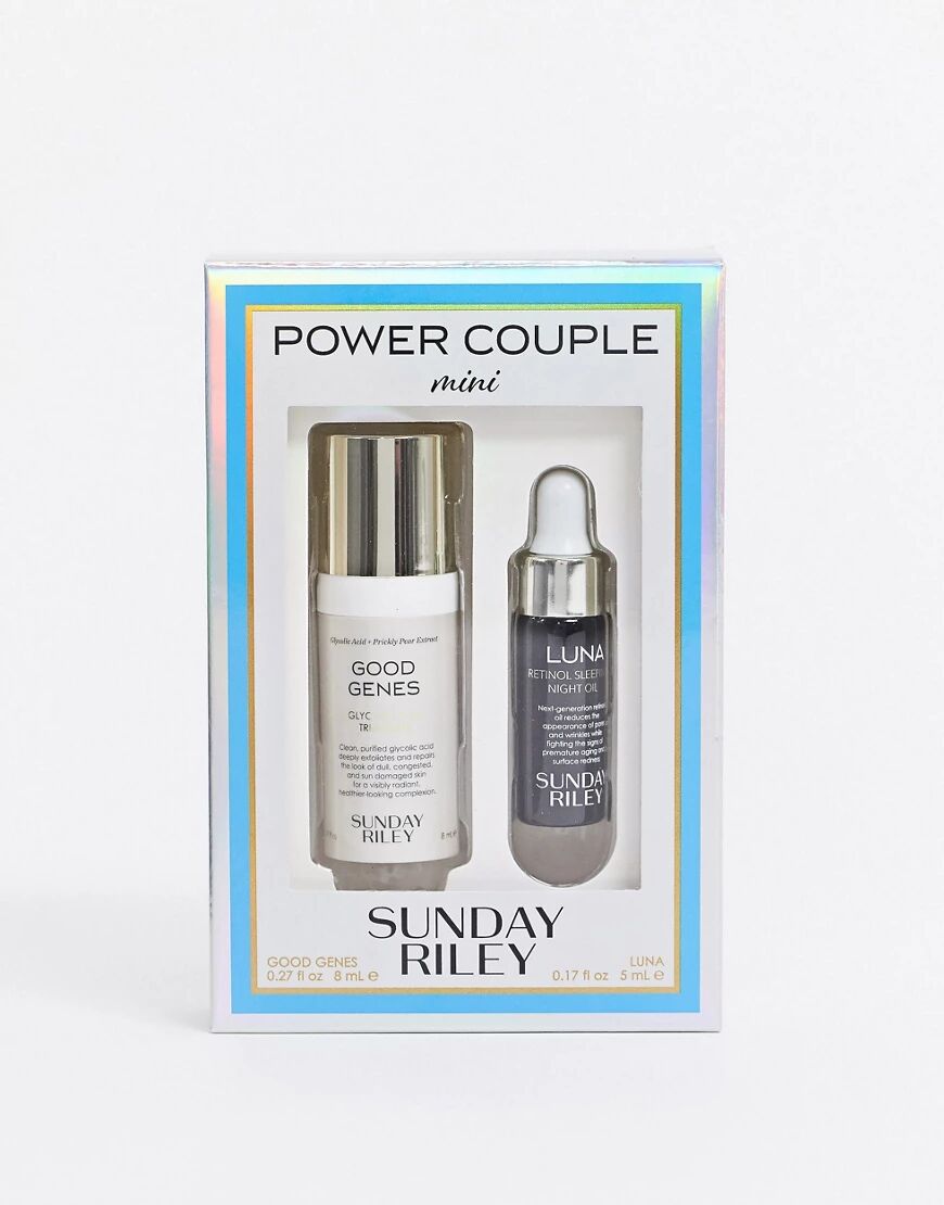 Sunday Riley Power Couple Good Genes & Luna Mini Kit (save 24%)-Clear  - Size: No Size