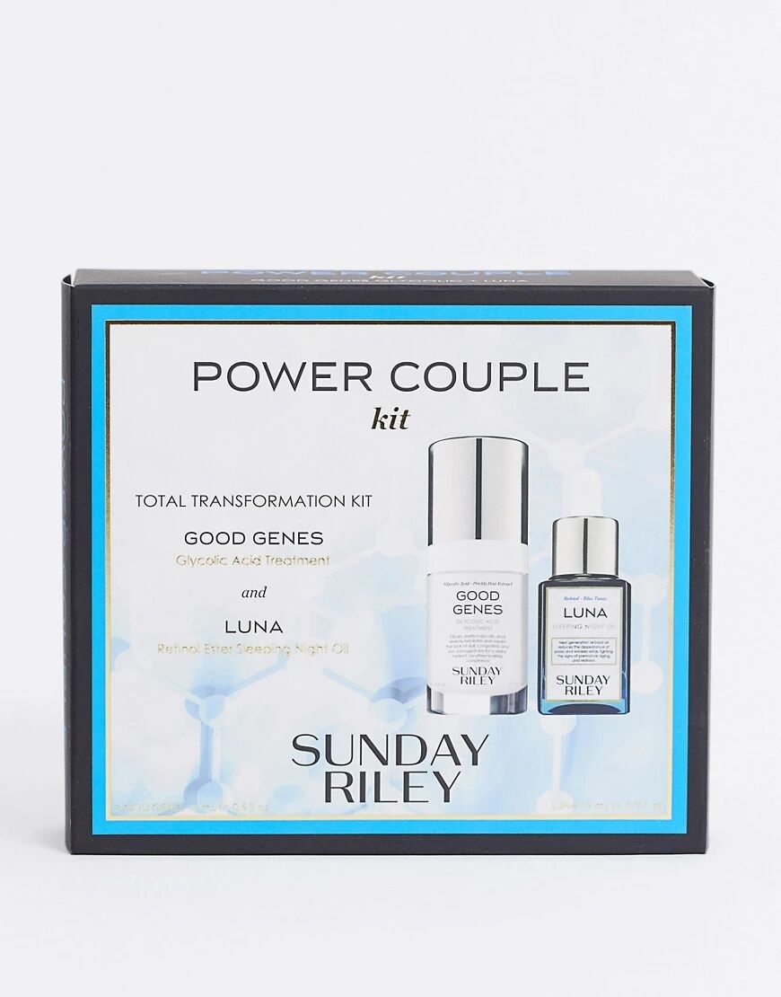 Sunday Riley Power Couple Total Transformation Kit (save 24%)-Clear  - Size: No Size