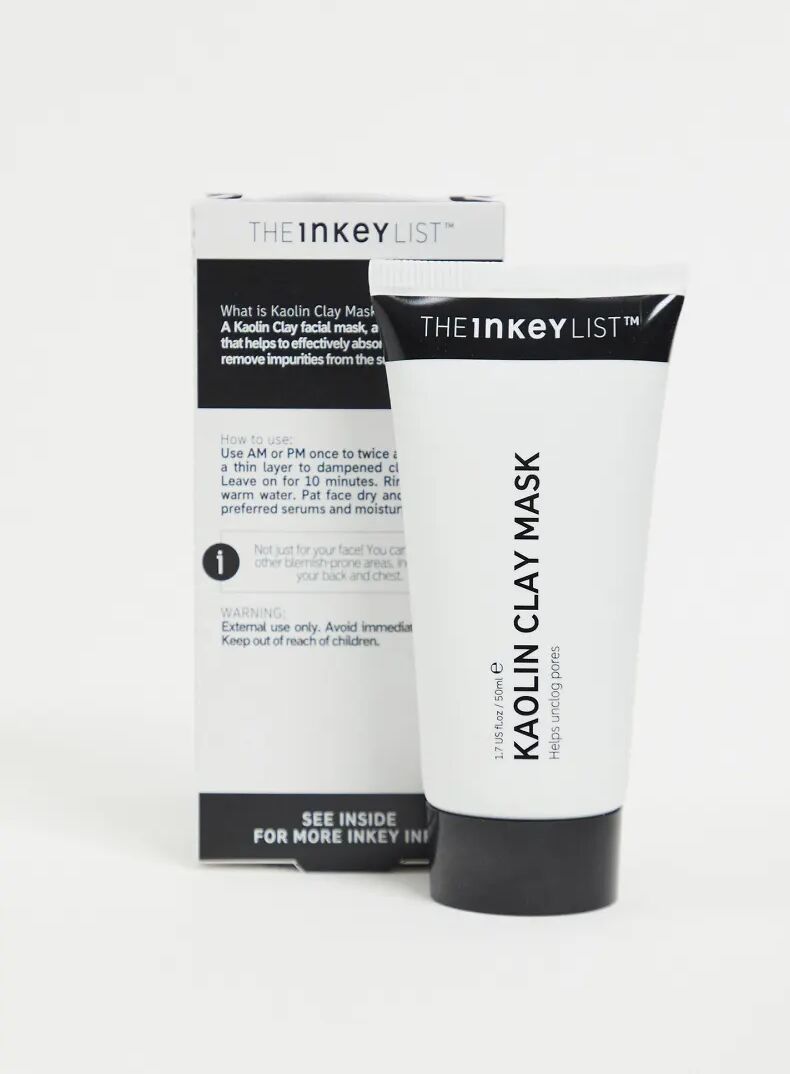 The INKEY List Kaolin Clay Cleansing Face Mask 50ml-Clear  - Size: No Size