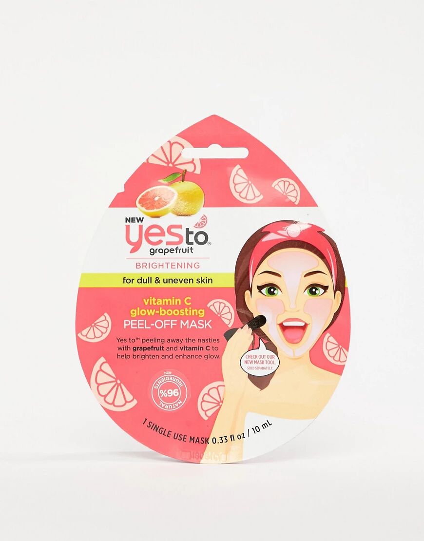 Yes to Grapefruit Peel Off Mask Single Use-No colour  - Size: No Size