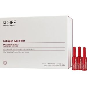 Korff Collagen Age Filler - Fiale Tonificanti Viso Anti-Age, 28 Fiale