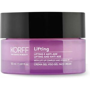 Korff Lifting - Crema Viso Gel Anti-Età 40-76 per Pelle Normale e Mista, 50ml