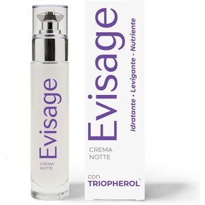 Evisage Crema Notte con Triopherol Idratante Levigante e Nutriente, 50ml