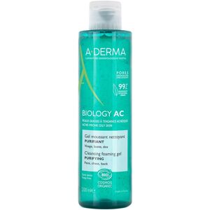 A-Derma Biology AC - Gel Detergente Schiumogeno Purificante, 200ml