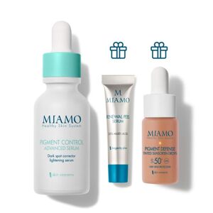 Miamo Box Anti-Macchie Pigment Control 30ml + Renewal Peel + Pigment Defense