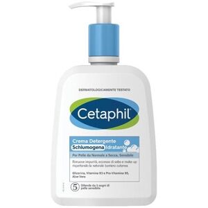 Cetaphil Crema Detergente Schiumogena Idratante Pelle Normale Secca, 236ml