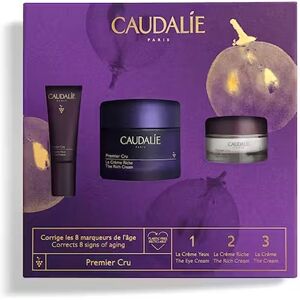 Caudalie Premier Cru - Cofanetto Crema Ricca 50ml + Crema Occhi 5ml + Crema 15ml