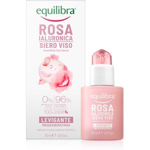 Equilibra Siero Viso Rosa Ialuronica Levigante Vellutante Rigenerante 30ml