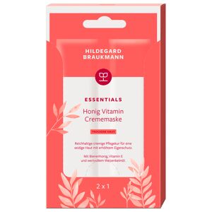 Hildegard Braukmann ESSENTIALS Maschera in crema al miele e vitamine Packung mit 12 x 14 ml