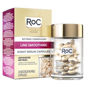 ROC RETINOL CORREXION LINE SMOOTHING SIERO VISO NOTTE 30 CAPSULE