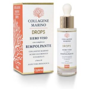 Optima Naturals Siero Viso Rimpolpante Collagene Marino Drops 30 ml