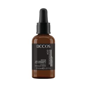 Becos Acid Regeneration Gocce Anti Ossidanti Viso alla Vitamina C 30ml