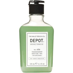 Depot No. 406 Transparent Shaving Gel da barba senza pennello, 100ml