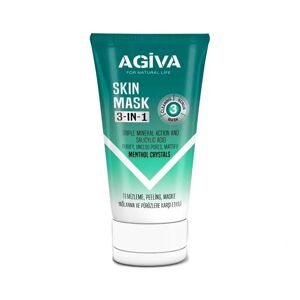 Agiva Skin Mask 3 in 1 maschera viso uomo, 150ml