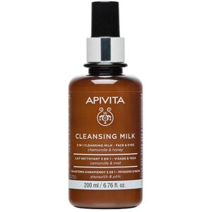 APIVITA Face Cleansing Latte Detergente 3in1 Viso Occhi 200 Ml