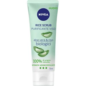 Nivea Rice Scrub Purificante Viso Con Aloe Vera E Riso 75 ml