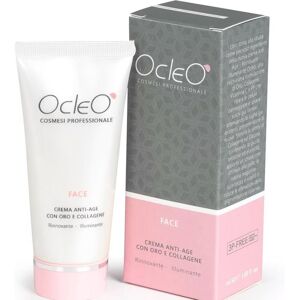 Crema Viso Anti-Age Con Oro E Collagene Ocleo' 50 Ml