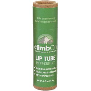 Climb On Lip Tube Peppermint 0.3 oz - balsamo labbra Green