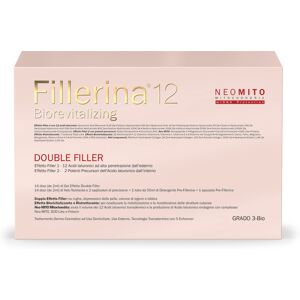 Fillerina 12 Double Filler Neo Mito Biorevitalizing Grado 3 Bio Prefillerina Gel 30ml + Prefillerina Emulsione 30ml + Emulsione 50ml